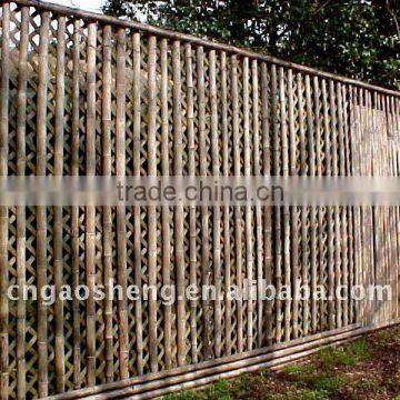 Bamboo Lattice Fence