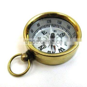 Beautiful Nautical Solid Brass Pocket Compass /Pendant Compass 13473