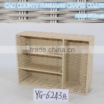 handmade durable using paper storage basket for sundries