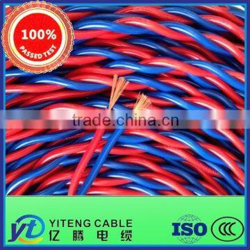 BC or TC Conductor 2*2.5mm Twisted Pair Flexible Cable Wire With PVC Insulation photo-2