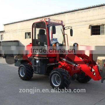 WOLF loader ZL10 1 Ton loader with quick hitch pallet fork