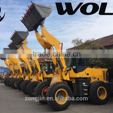 WOLF loader BEST SELLING 3 ton Loader hydraulic torque converter pilot control 92kw