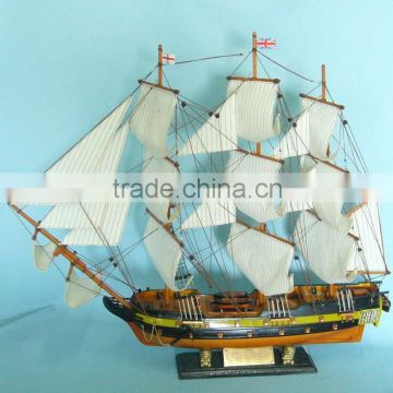 Classic tall ship model for decoration