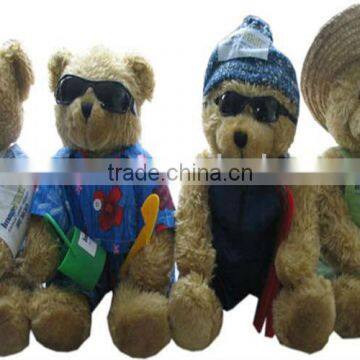 Stuffed Plush Teddy Bear With Different Clothes, Boutique Stuffed Teddy Bear Doll