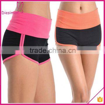 Two Tone Cotton Running Women Shorts