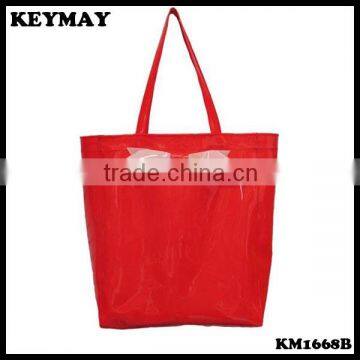 China fashion travel women waterproof PVC beach bag