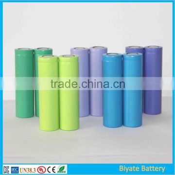 UL IEC62133 Approved 3.7V cylindrical li-ion 18650 battery cell