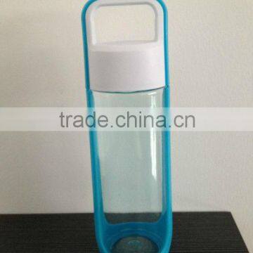 transparent sport bottle with handle, PC / PCTG/ Tritan material