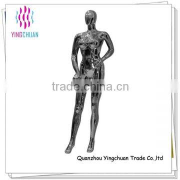 Professional silver full body mannequin