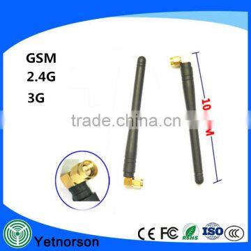 SMA Omni Antenna 2.4GHZ Rubber Antenna Wireless Router WiFi External Antenna,