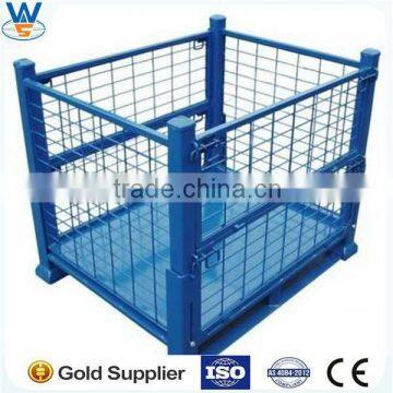 Metal mesh cage container