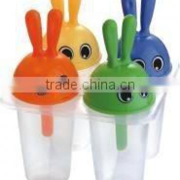 hot sale 4 grid pp ice mold for icecream