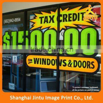 Cheap Die Cut Vinyl Store Window Advertising Sign photo-4