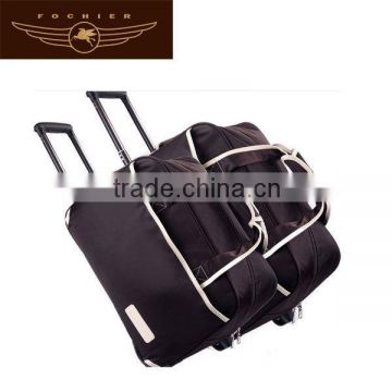 Holiday Vacation Travel Trolley Rolling Bag for Couple