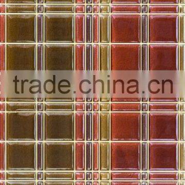 EMBOSS crystal glass mosaic tile 300*600mm kitchen bathroom tile