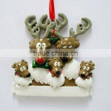 High quality resin personalized ornament