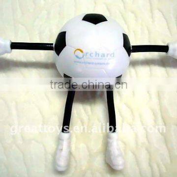 football fiugre with bendable legs and hands