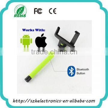 Custom wholesale selfie stick, monopod selfie stick for smartphones