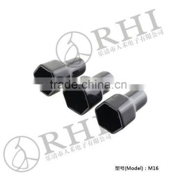 M16 Black Pvc Pipe Threaded End Cap, Screw Head Cover photo-3