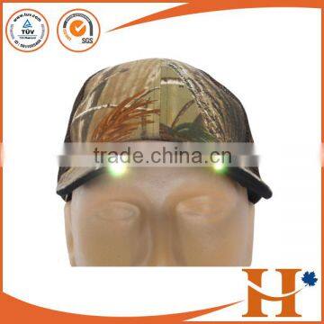 Factory Price! Custom camo LED Hat and LED Cap , baseball caps with built-in led lights