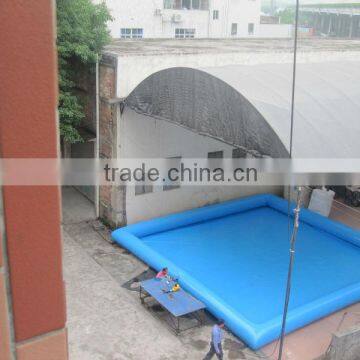 Factory price 2015 cheap Cubic 0.9mmPVC inflatable water pool water park