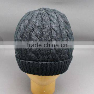 CUFFED BEANIE CABLE BEANIE