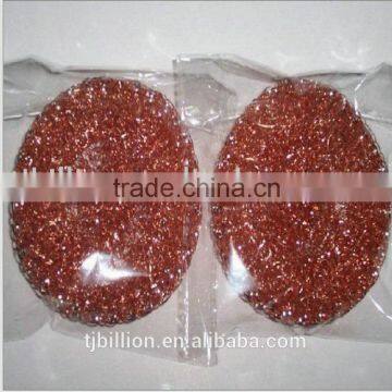 Low price copper coated scourer new product launch in china