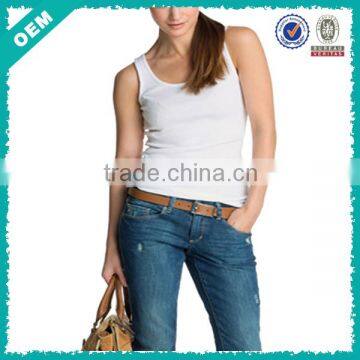 China Clothes Gym Tank Top/Cheap Wholesale Tank Top/Wholesale Plain White Tank Top (lyt010132)