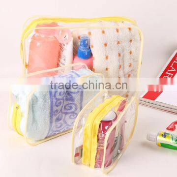 custom printed promotional zipper clear pvc cosmetic bag,clear pvc bag,cosmetic pouch