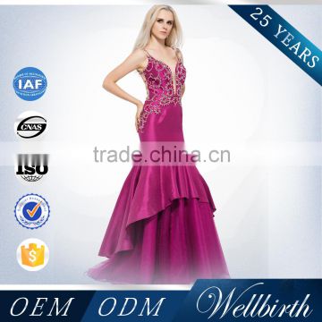 Wholesale Bodycon Puffy Princess Ball Gown Royal Purple Wedding Dress