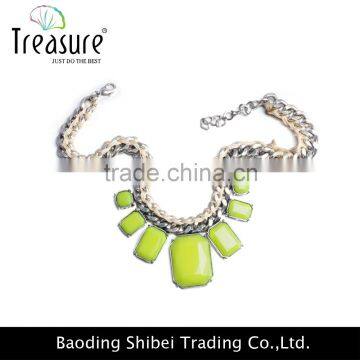 Best Price Jewelry Fashion Resin Pendant Chain Choker Necklace Pendant Jewelry Wholesale in China photo-3