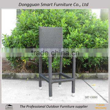 outdoor furniture metal patio rattan bar chair for dining