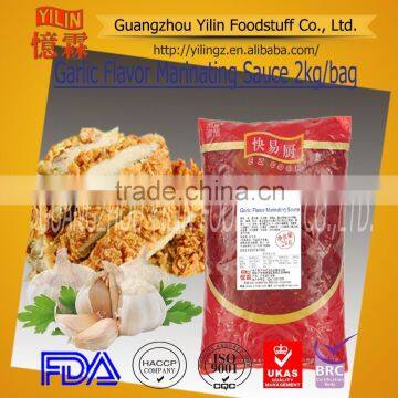 garlic flavor marinating sauce for meat cooking shop selling or supermarket retail