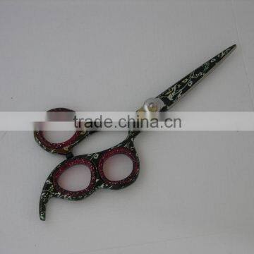 Triple Ringer Barber Scissors / Hair Cutting Barber Scissors 6.5"