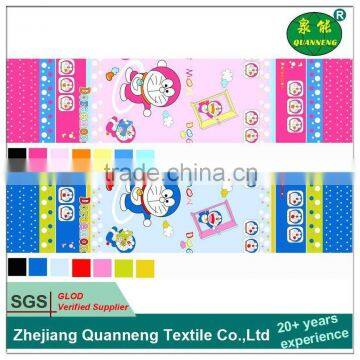 China wholesale cartoon design doraemon bed sheets fabric