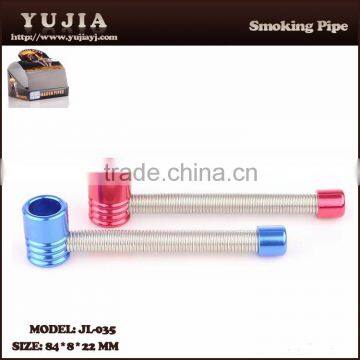 Guangzhou YuJia Newest modern portable mini aluminum smoking pipes JL-035