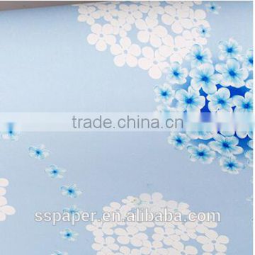 Warm Tian Yuanqing new flowers wallpaper /pvc batam wallpaper