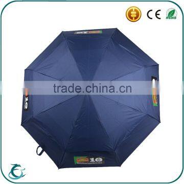3 Folding Automatic 2 Layer Fabric Windproof Gift Advertising Rain Umbrella for Promotion photo-2