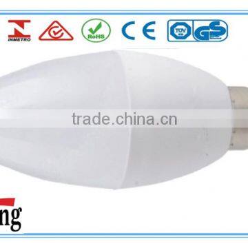 CE ROHS E14 E27 Dimmable LED Candle Light,C37 3w 4w 5w 6w LED Candle Bulb,Candle LED light  China