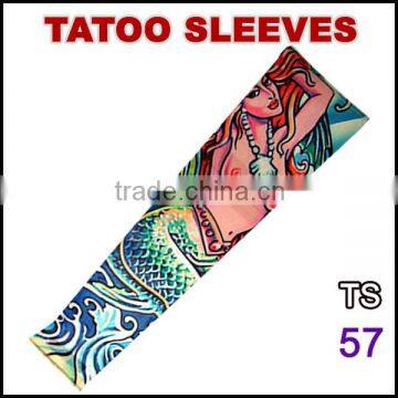 TS57 Favorites Compare 92% nylon and 8% spandex multi colors customized logo tattoo sleeves sticker