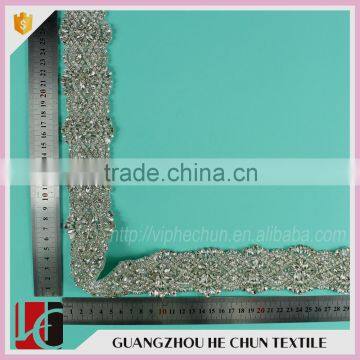 HC-7014-1 Hechun Hand Embroidery Designs Bridal Sash Belt Quality Choice photo-3