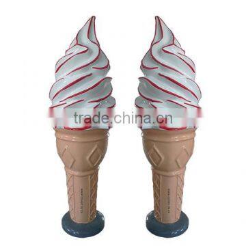 Ice Cream Shop Decoration/ Fibreglass Ice Cream Trash Can Decoration Advertising/Ice Cream Shop Decoration photo-3