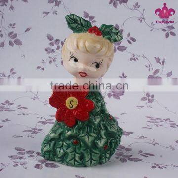 Little Girl Shaped Salt and Pepper Shakers Spice Bottle Shaker photo-2