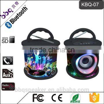 BBQ KBQ-07 5W 1200mAh 2016 Hot Sale Self Solar Powered Speaker photo-2