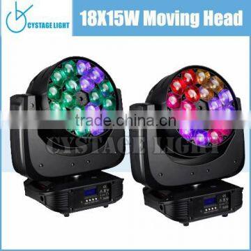 18X15W Dj Disco 4in1 LED Moving Wash Zoom Light