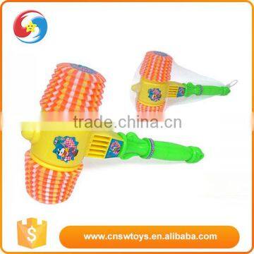 Funny impact plastic kids hammer play toy with sound