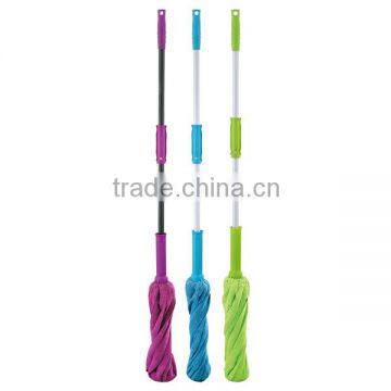 Twist floor mop fibre cloth mop iron painted handle 120cm