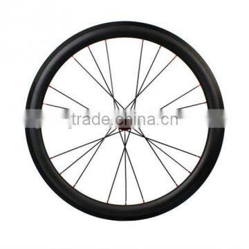 China Cheap Stiffness Carbon Road Wheel No Brand No spoke hole carbon 700C road bike no hole carbon wheelsets 50mm TUBULAR rims