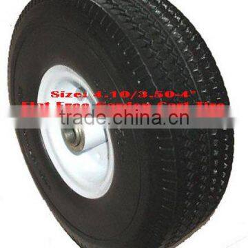 4.10/3.50-4" Flat Free Garden Cart Tire