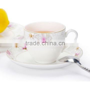 T01101-B Chaozhou Porcelain ceramic tea cup and saucers